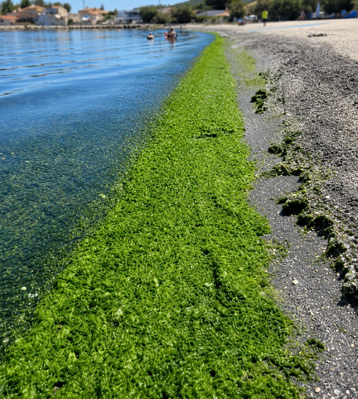 algues echouage etang de berre